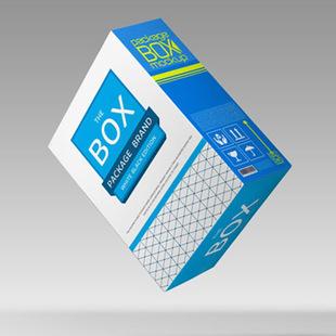 包装盒 蓝色包装盒 250克白卡包装盒 印刷品